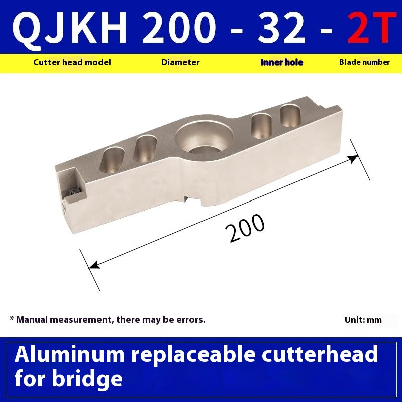 6019 Aluminum High Gloss Cutter Block Aluminum Bridge Milling Cutter Block 45/90 Degree Bridge with APMT1604/SEKT12 Face Milling Cutter Shandong Denso Pricision Tools Co.,Ltd.